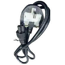 LAPTOP SQUARE PIN POWER CABLE 230V, 5A